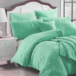 Georges Fine Linens Marguerite Quilt Cover Set White - Double