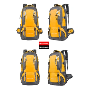 40L Waterproof Outdoor Hiking Backpack Camping Outdoor Trekking Bag(Yellow)