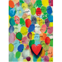 Pop Art 2024 Premium A6 Flexi Pocket Diary Planner Christmas Xmas New Year Gift