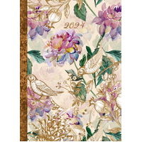 Blooming Gorgeous - 2024 Premium A6 Flexi Pocket Diary Planner New Year Gift