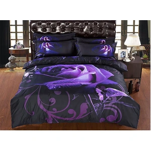 Rose Double Size Quilt/Duvet Cover Set