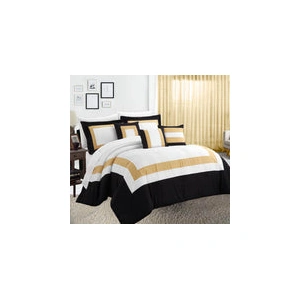 10 piece comforter and sheets set queen gold