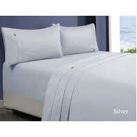 1000tc egyptian cotton sheet set 1 king single silver