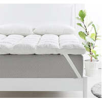 duck feather down mattress topper 1800gsm double