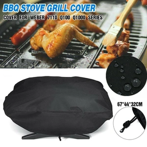 Waterproof BBQ Grill Cover for Weber Q100 Q1000 Series 67√ó44√ó32cm
