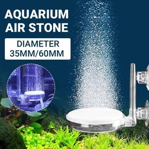 Quiet Bubble Stone Aerator Head Fish Tank Oxygen Pump Nano Air Disc Atomizer - Diameter 60MM