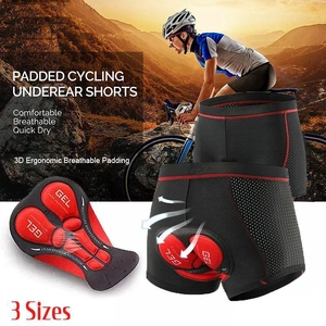 Men Cycling Shorts 3D Padded Bike Underwear Quick Dry Breathable Bicycle Pants - 2XL
