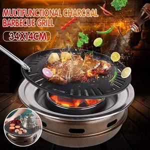 Multifunctional Charcoal Barbecue Grill Household Korean BBQ Grill Port