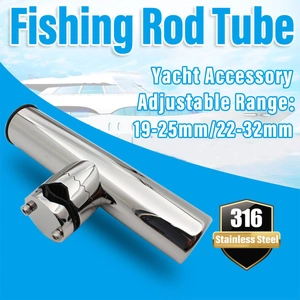 Fishing Rod Tubes Holders Grippers for Boat and Outdoor Fishing Rod Storage - 19mm-25mm