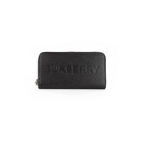Burberry Elmore Black Branded Logo Clutch Wallet One Size Women