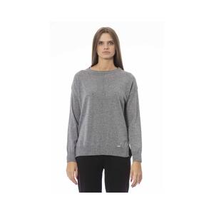 Baldinini Trend Women's Gray Viscose Sweater - M