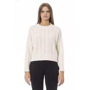 Baldinini Trend Women's Beige Wool Sweater - M