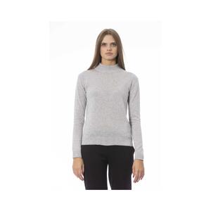 Baldinini Trend Women's Gray Fabric Sweater - M