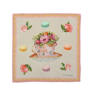 Hand-Rolled Silk Scarf - One Size