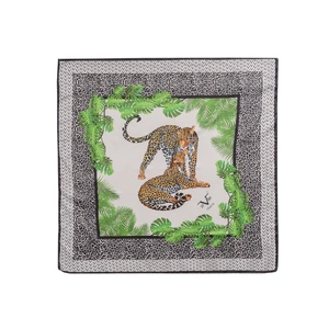 Foulard with Leopard Print - One Size