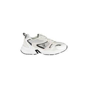 Calvin Klein Women's White Polyester Sneaker - 40 EU