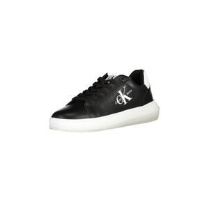 Calvin Klein Men's Black Polyester Sneaker - 46 EU