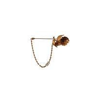 Dolce & Gabbana Gold Tone Brass Brooch Pin One Size Women