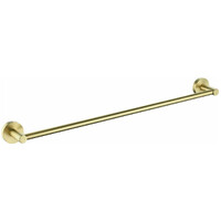 Luxurious Brushed Gold Stainless Steel 304 Towel Rack Rail - Single Bar 800mm