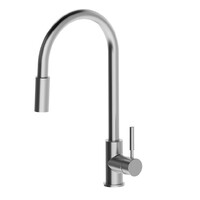 2023 Brushed Nickel Pull out Kitchen tap solid stainless steel made