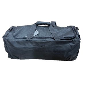 48 Litre FIB Sports Duffle Bag - Versatile and Durable Canvas Travel Companion in Black