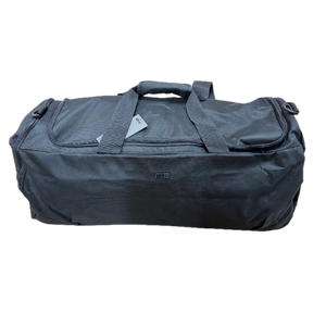 48 Litre FIB Sports Duffle Bag - Versatile and Durable Canvas Travel Companion in Black