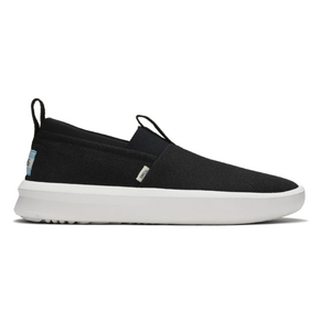 TOMS Mens Canvas Slip On Shoes Casual Sneakers Breathable Espadrilles - Black - US 9