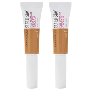 2x Maybelline New York SuperStay 24hr Longwear Liquid Concealer, Caramel 40 - 6ml