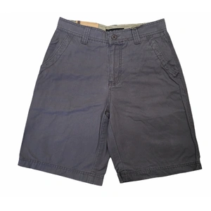 Mens 100% Cotton Drill Shorts Summer Casual Quality - Grey - 2XL/38
