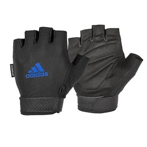 Adidas Adjustable Essential Gloves Weight Lifting Gym Workout Training - Small