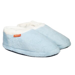 ARCHLINE Orthotic Slippers Closed Scuffs Pain Relief Moccasins - Sky Blue - EUR 37