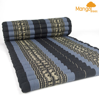 Thai Kapok Roll Up Mattress Foldout Mat BlueEle