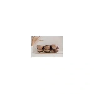 Patterned Coco Rice Bowls (set of 6)