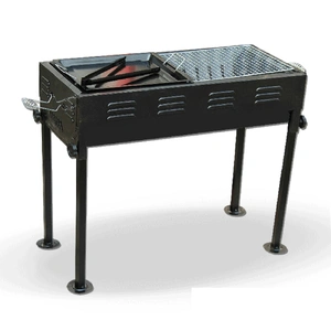 Portable Outdoor Mangal BBQ Grill Charcoal Shish Kebab Shashly Picnic Camping