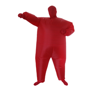 Red Alert Inflatable Costume Fancy Dress Suit Fan Operated