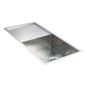 960x450mm Handmade Stainless Steel Undermount / Topmount Kitchen Sink with Waste