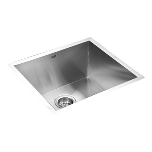 510x450mm Handmade Stainless Steel Undermount / Topmount Kitchen Laundry Sink with Waste