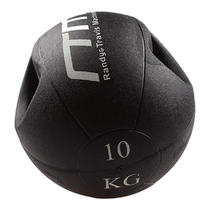 10kg Double-Handled Rubber Medicine Core Ball