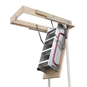 Deluxe Aluminium Attic Loft Ladder - 2700mm to 3050mm