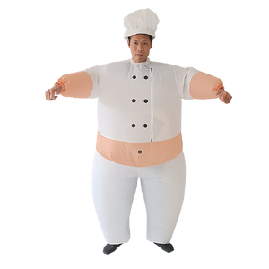 CHEF Fancy Dress Inflatable Suit -Fan Operated Costume