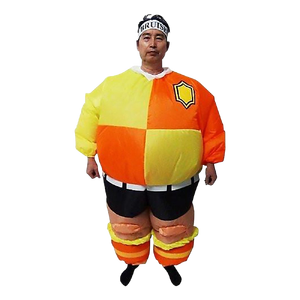 FOOTBALL Fancy Dress Inflatable Suit -Fan Operated Costume