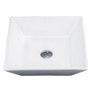 Bathroom Ceramic Rectangular Above Countertop Basin for Vanity