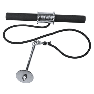 Forearm Wrist Grip Strength Roller Exercise Bar Home Gym Training