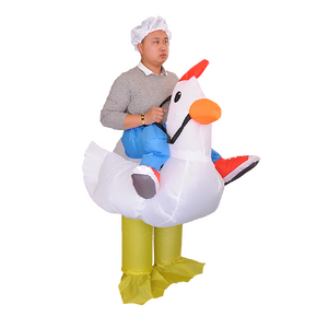 CHICKEN Fancy Dress Inflatable Suit - Fan Operated Costume