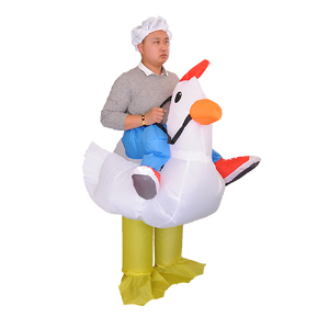 CHICKEN Fancy Dress Inflatable Suit - Fan Operated Costume