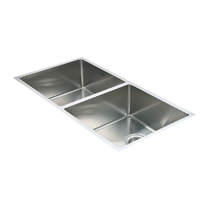 865x440mm Handmade Stainless Steel Undermount / Topmount Kitchen Sink with Waste