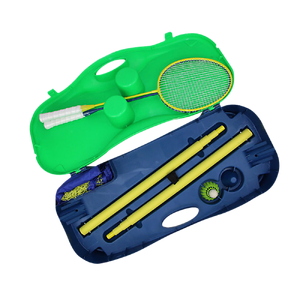 Folding Portable Badminton Combo Set Volleyball Net Outdoor Sports