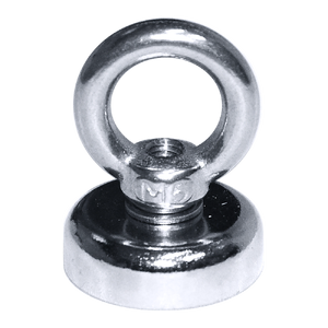 12Kg SALVAGE Strong MAGNET N52 Neodymium Eyebolt Circular Ring