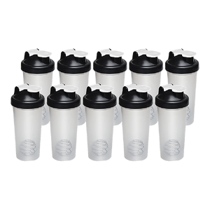 10x 700ml GYM Protein Supplement Drink Blender Mixer Shaker Shake Ball Bottle