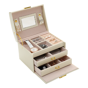 Jewellery Storage Box Girls Rings Necklaces Display Organiser Storage Case